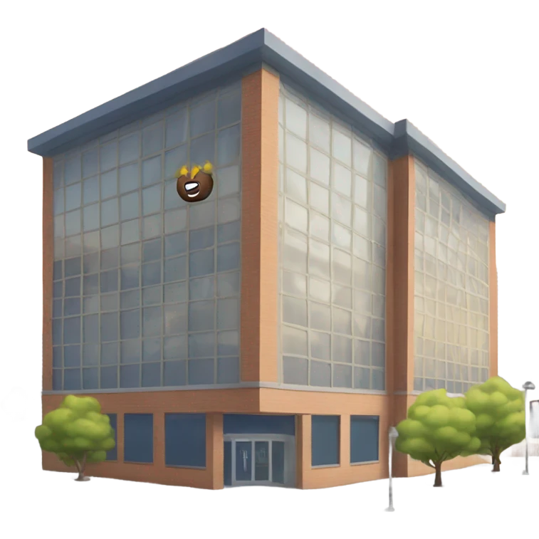  building with gym written on it emoji