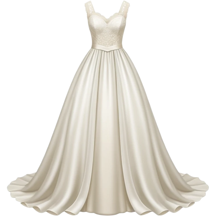 white wedding dress emoji