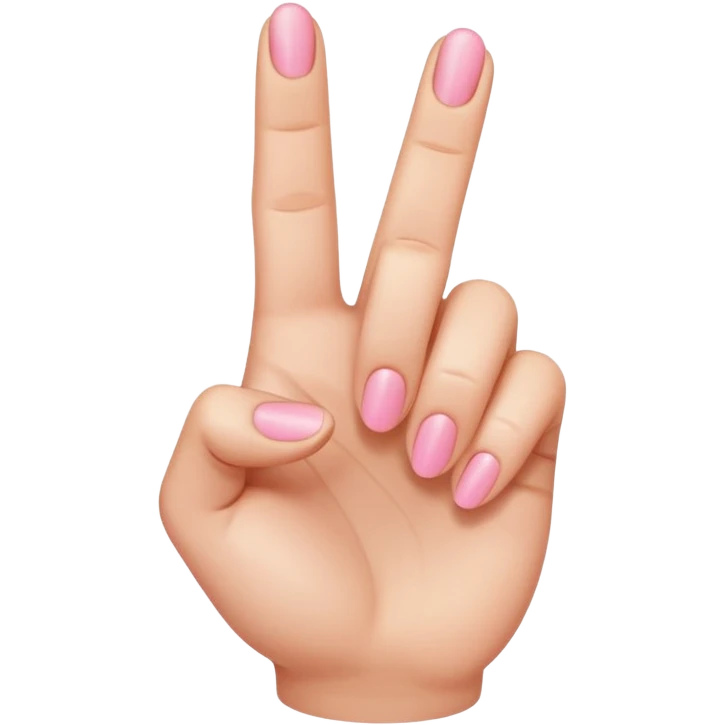 finger heart with pinky sticking up emoji