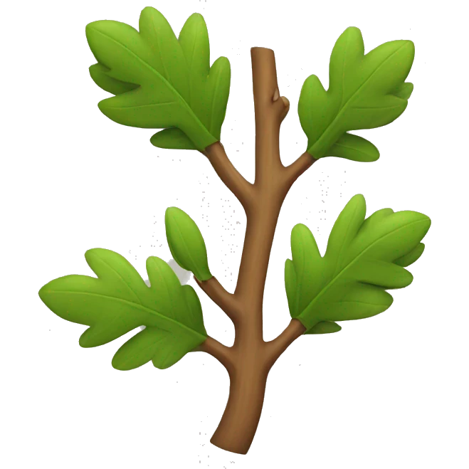 Branch with finger emoji