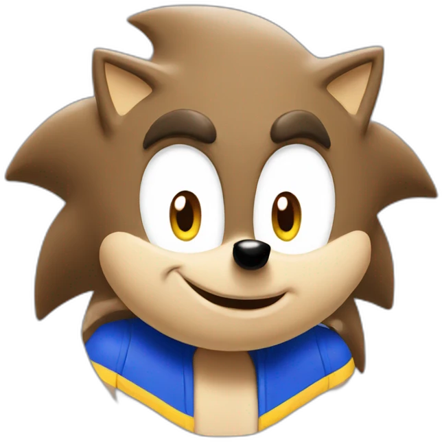 Sonic the hedgehog emoji