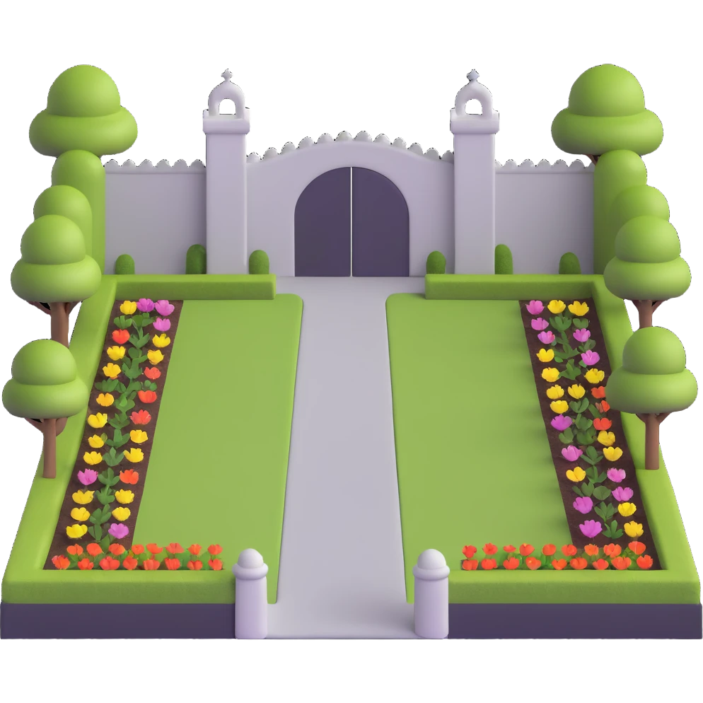 walled garden emoji