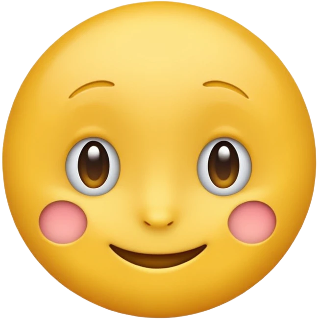 Shy yellow emoji emoji