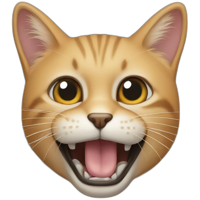 Gato con lengua afuera emoji