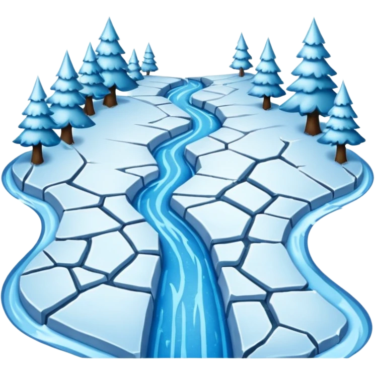 frozen road emoji
