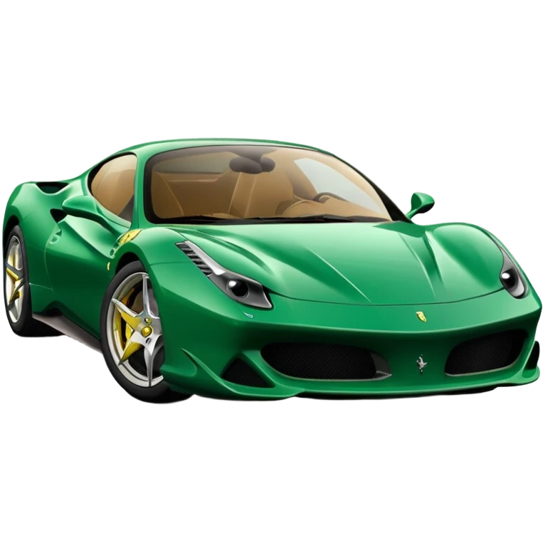 green ferrari emoji