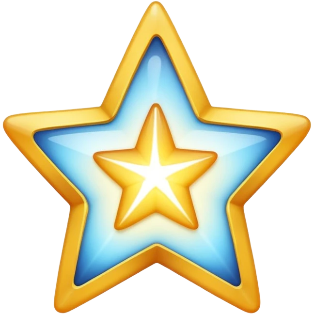 make a white star emoji
