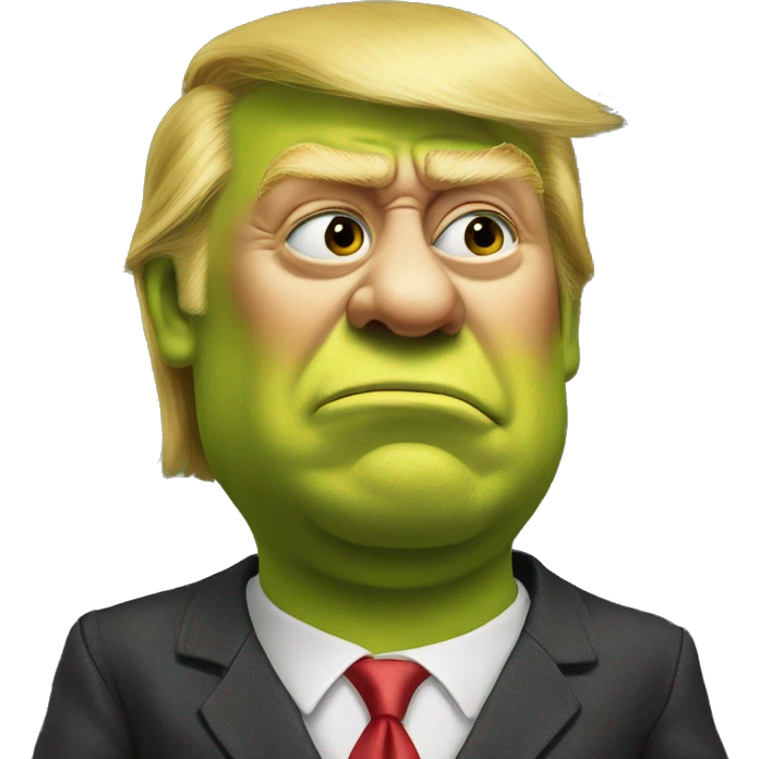 donald Trump shrek emoji