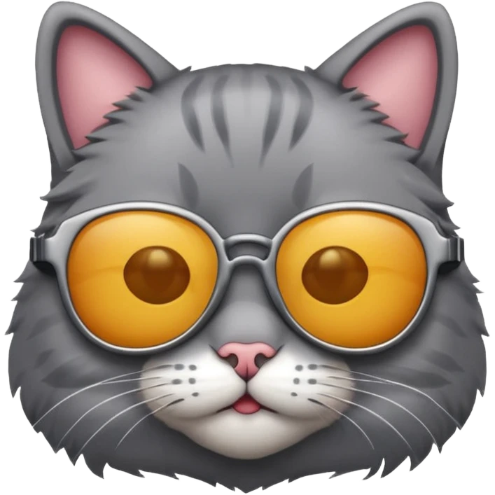 Cat wearing sunglasses emoji