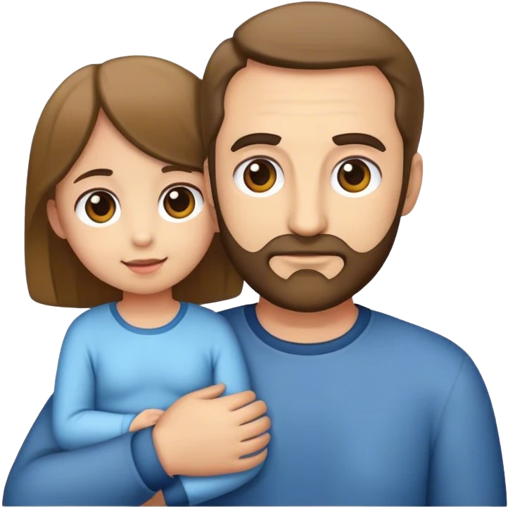Padre y hija emoji