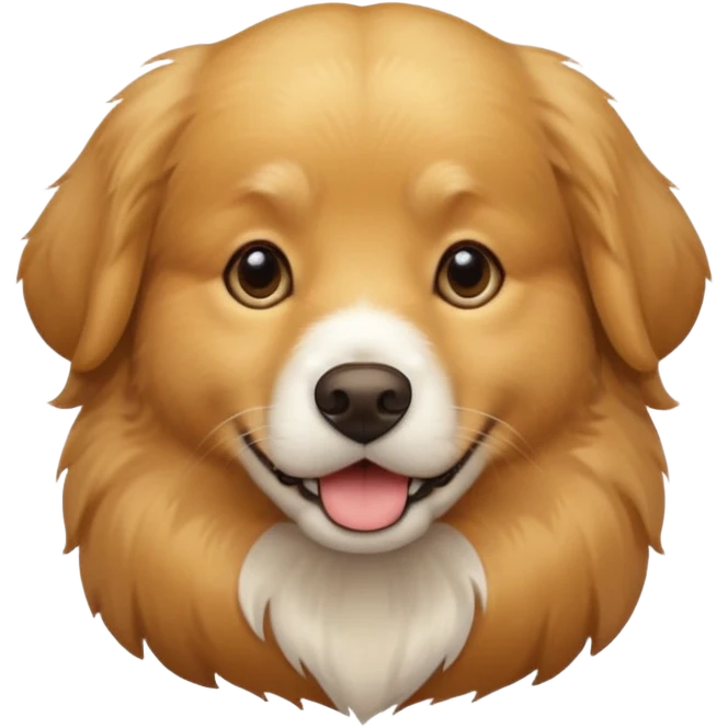 golden retriever dog emoji