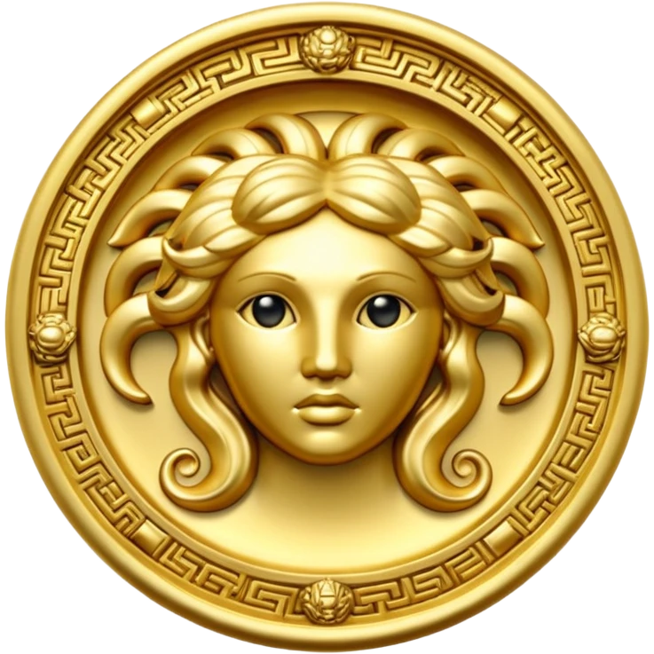 Make me a Versace Medusa logo emoji  emoji