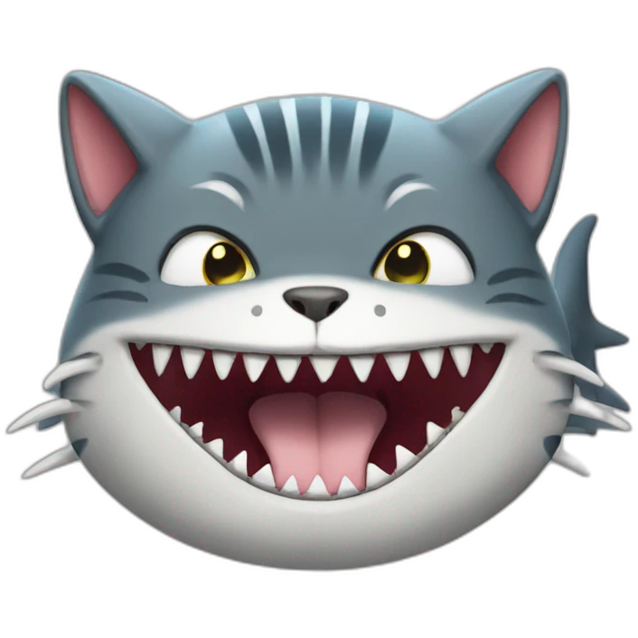 shark cat emoji