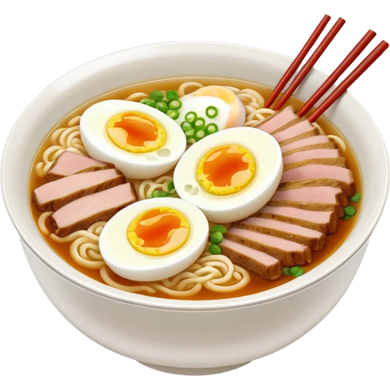 뚜껑이 열리고 안쪽의 라면이 보이게 emoji