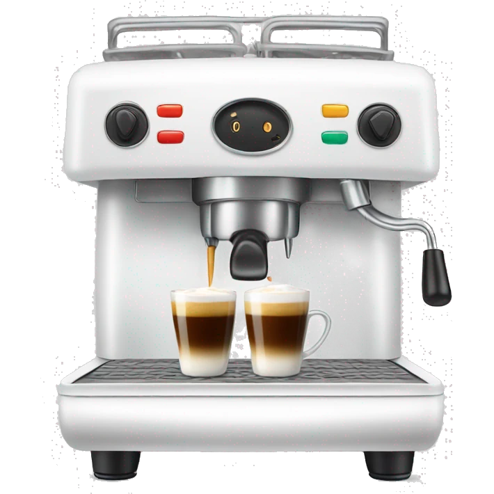 white espresso machine emoji