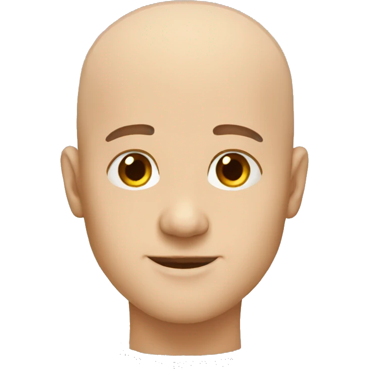 Bald emoji