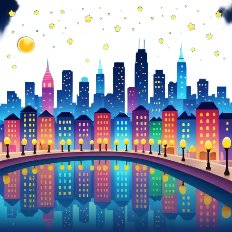 Sparkling Night View emoji