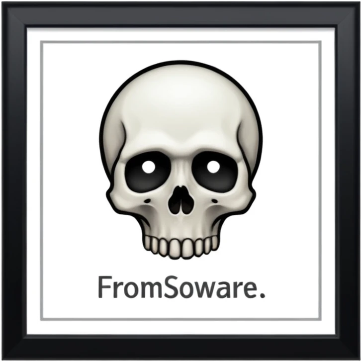 FromSoftware You Died Screen emoji