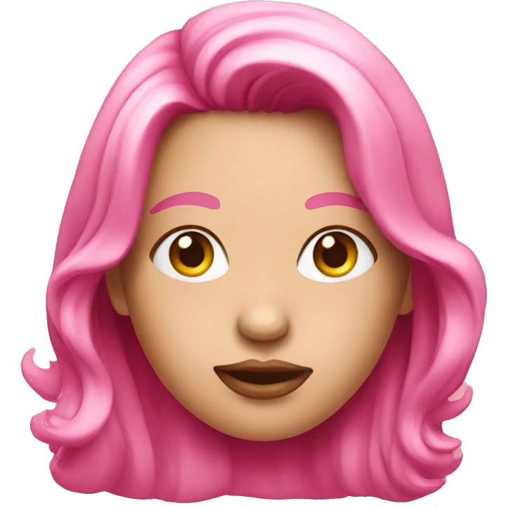 Pink girly emoji