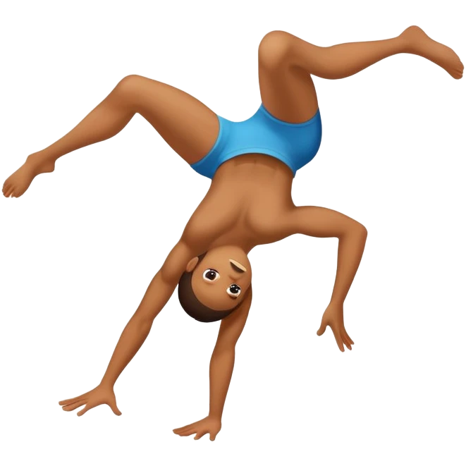 Doing tricks on it emoji