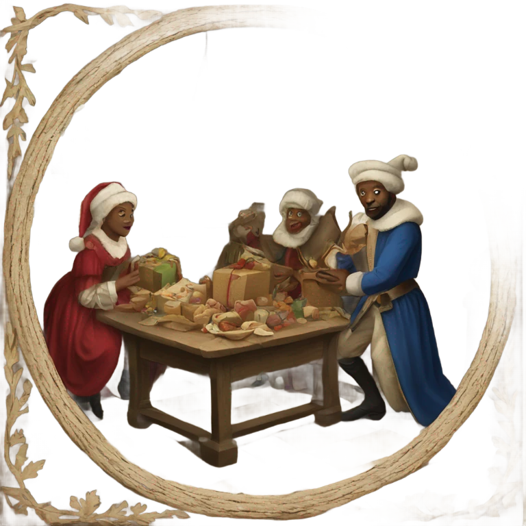 16th century Christmas emoji
