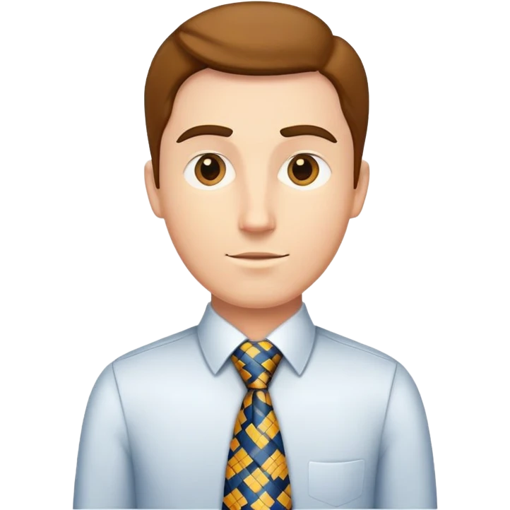 tie man non-conformist emoji