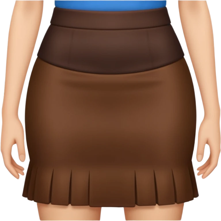 brown tight skirt emoji emoji