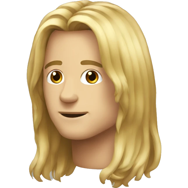 Male long Hair emoji