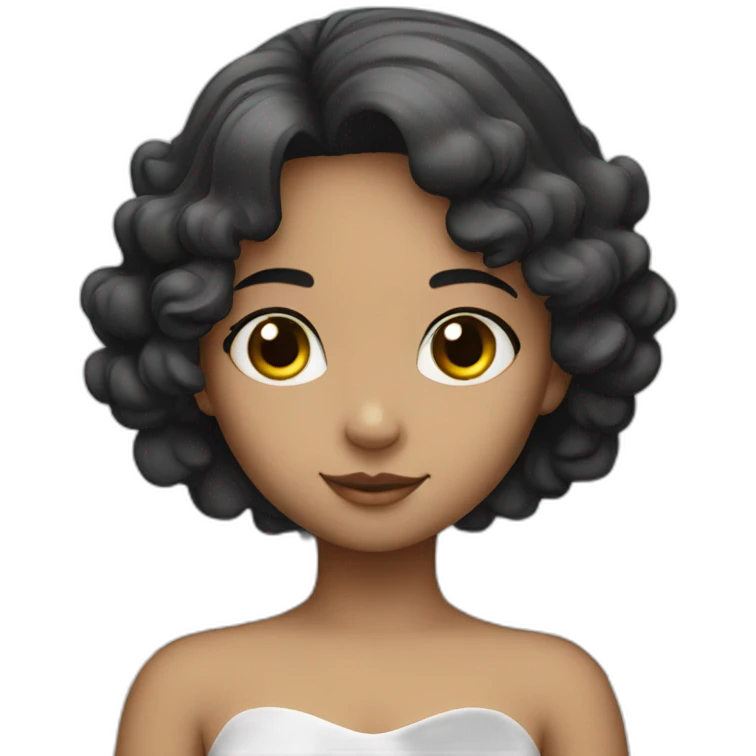 angel girl black wings emoji