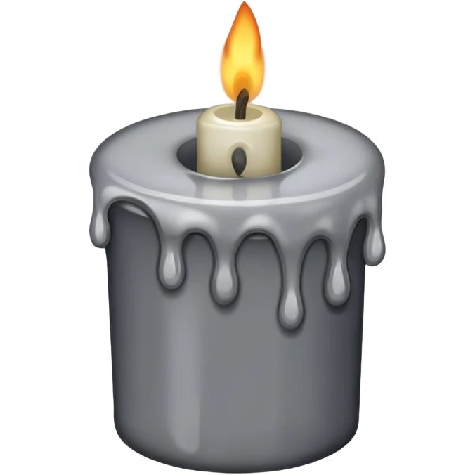 burnt out candle emoji