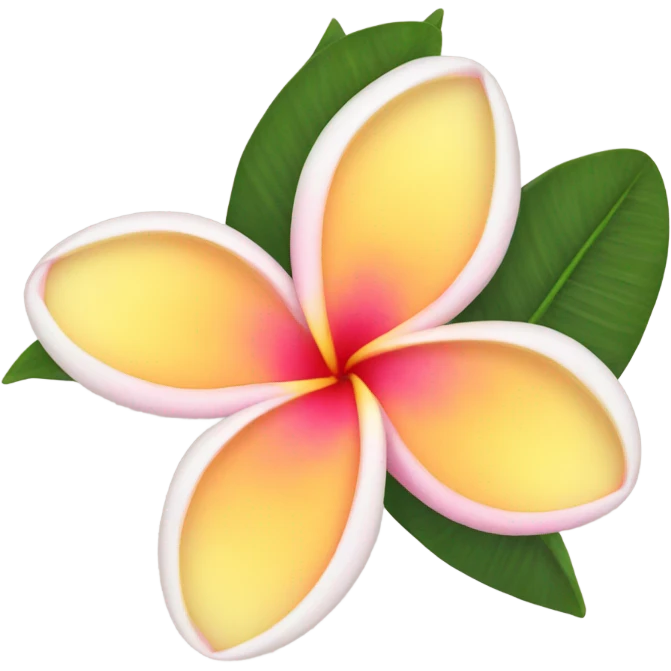 plumeria  emoji