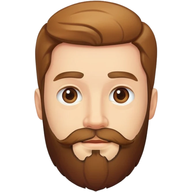 man with beard emoji