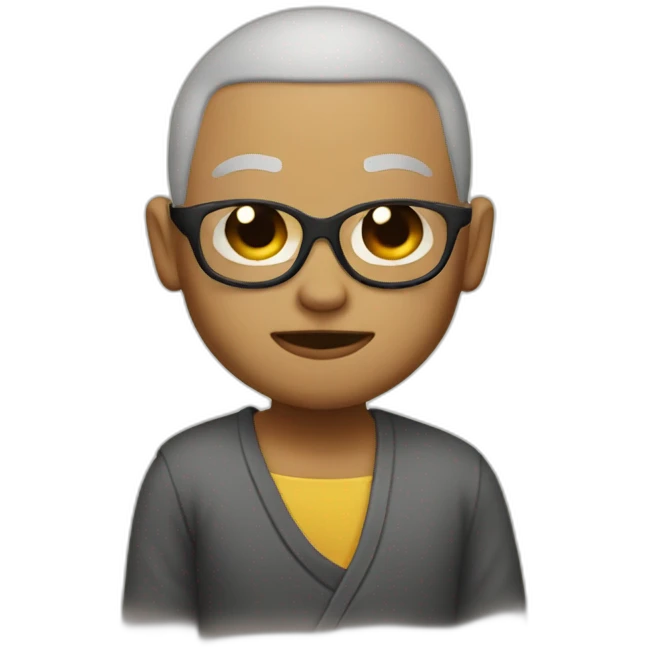Cool zen emoji