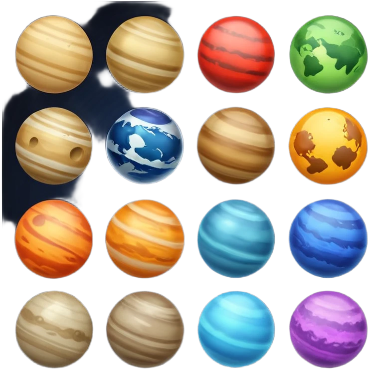 single Planets. emoji