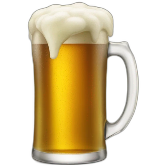 Schrek drink a beer emoji