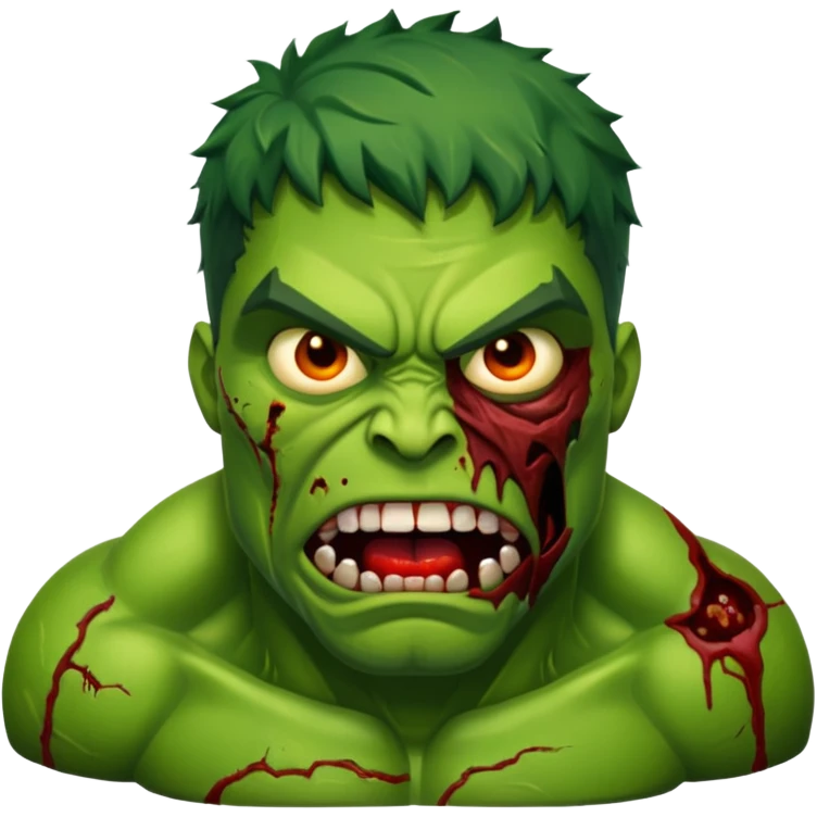 HULK  ZUMBI ROSTO emoji