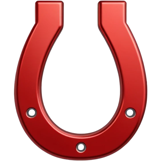 mettalic red horseshoe magnet emoji