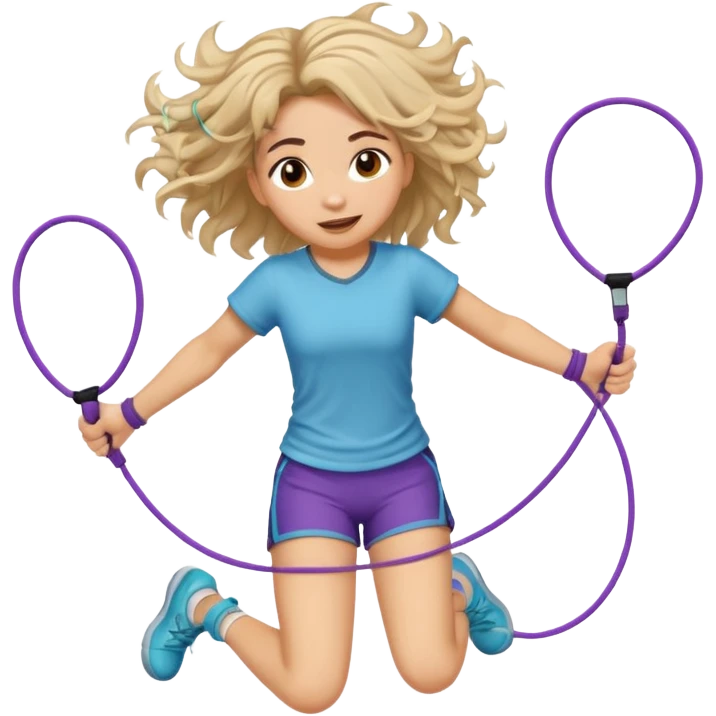 jumping rope tangled emoji