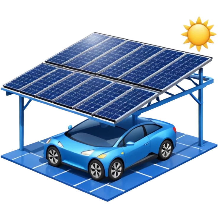Solar carport emoji emoji