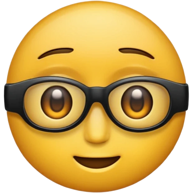 Сгенерируй очки как у обычных эмоджи  emoji