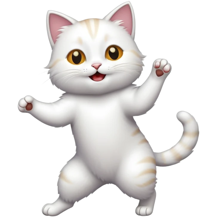 Cat dancing emoji