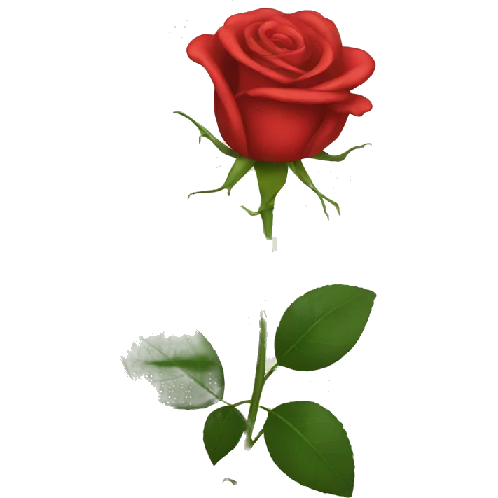 red rose emoji