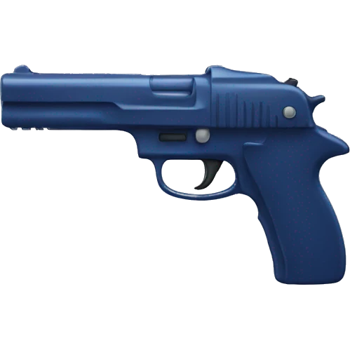 dark blue gun emoji