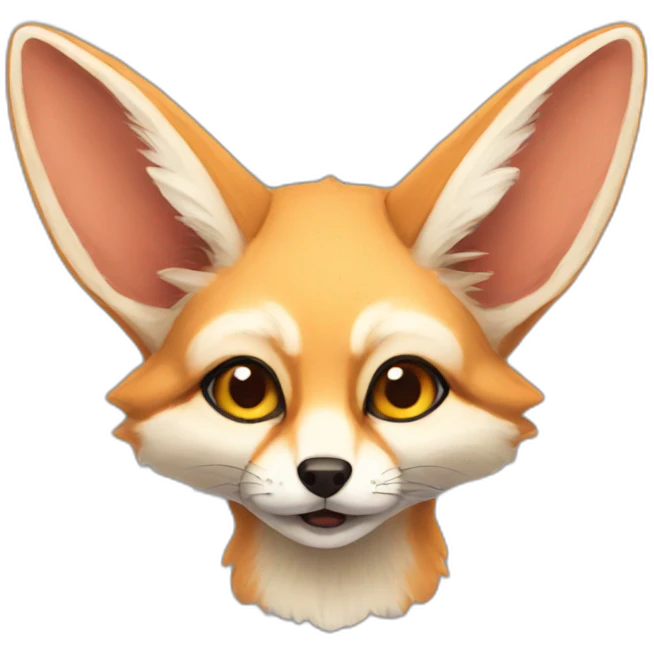 Red fennec emoji