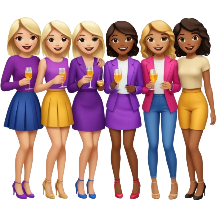 Popular girls emoji