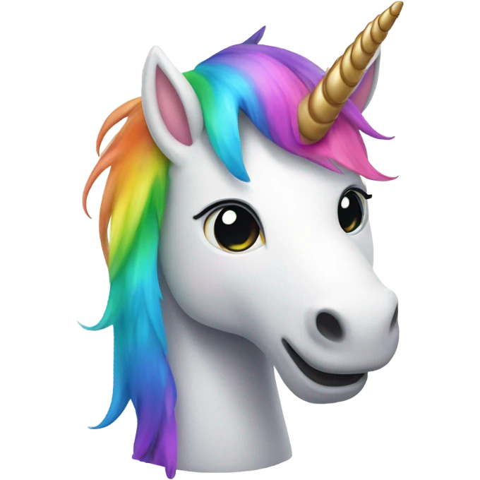 Happy rainbow unicorn kitty! emoji