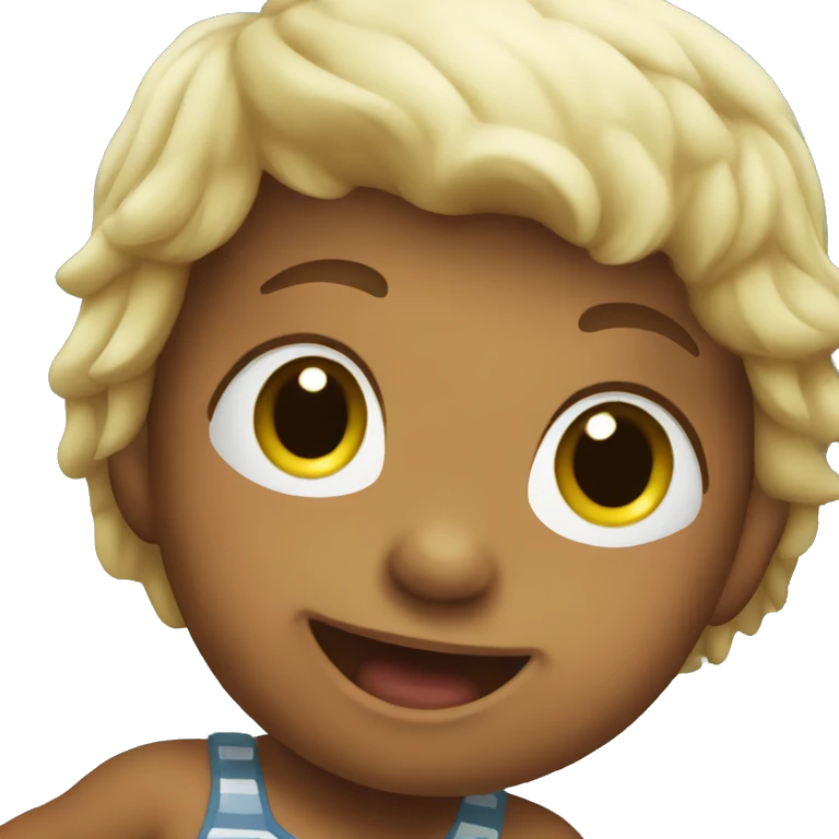 baby surfing emoji