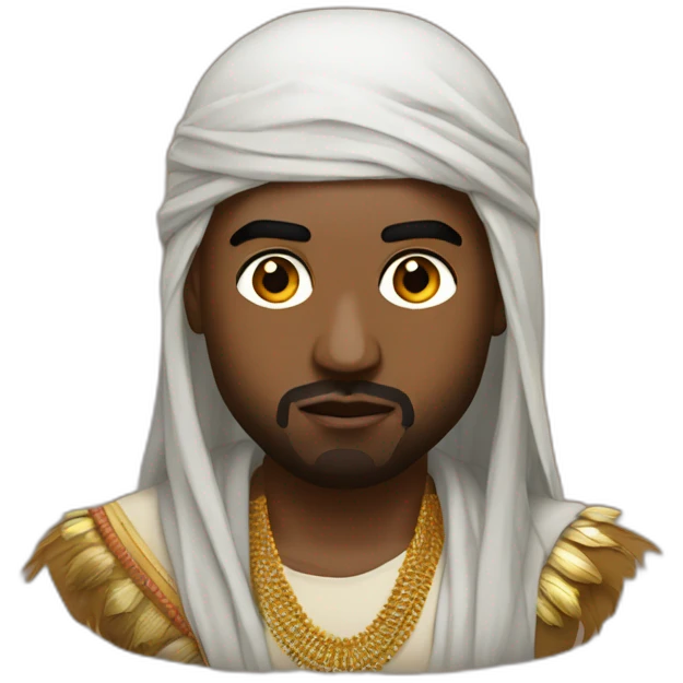 Kanye West as indian emoji