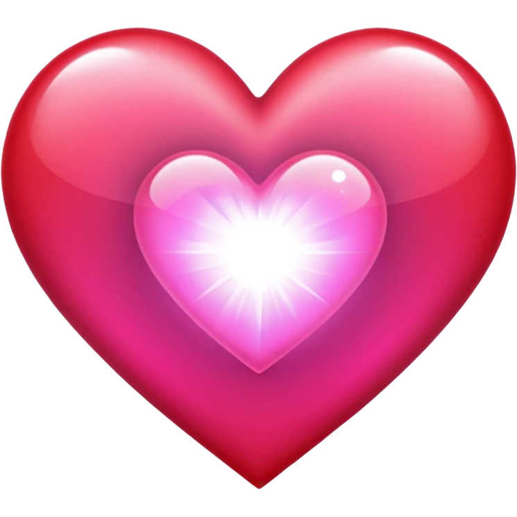 heart with a sparkling aura emoji