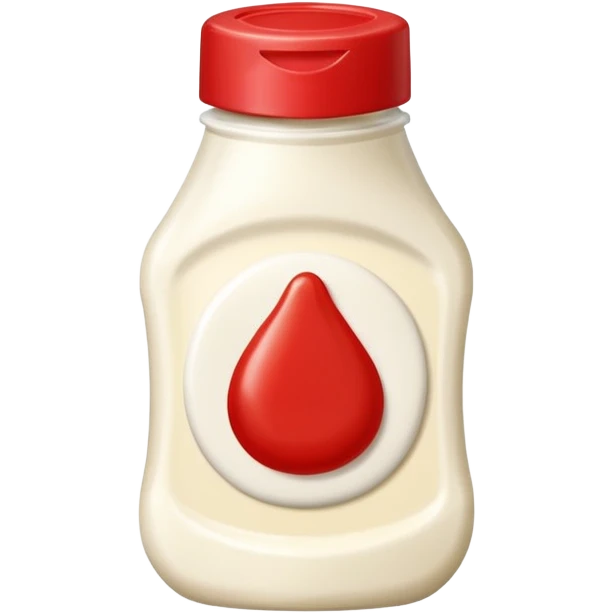 bustina monoporzione di maionese e ketchup emoji